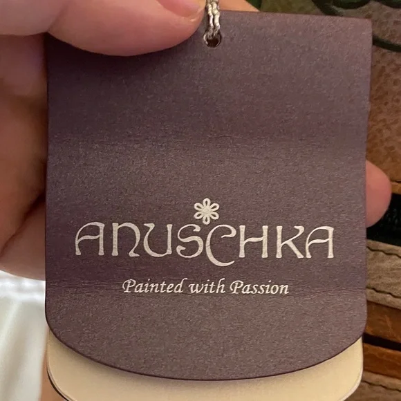 Anuschka Vibrant Floral Shoulder Bag - Orange and Green - Picture 2 of 9